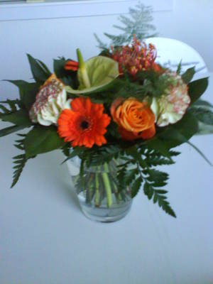 Vase med blomster